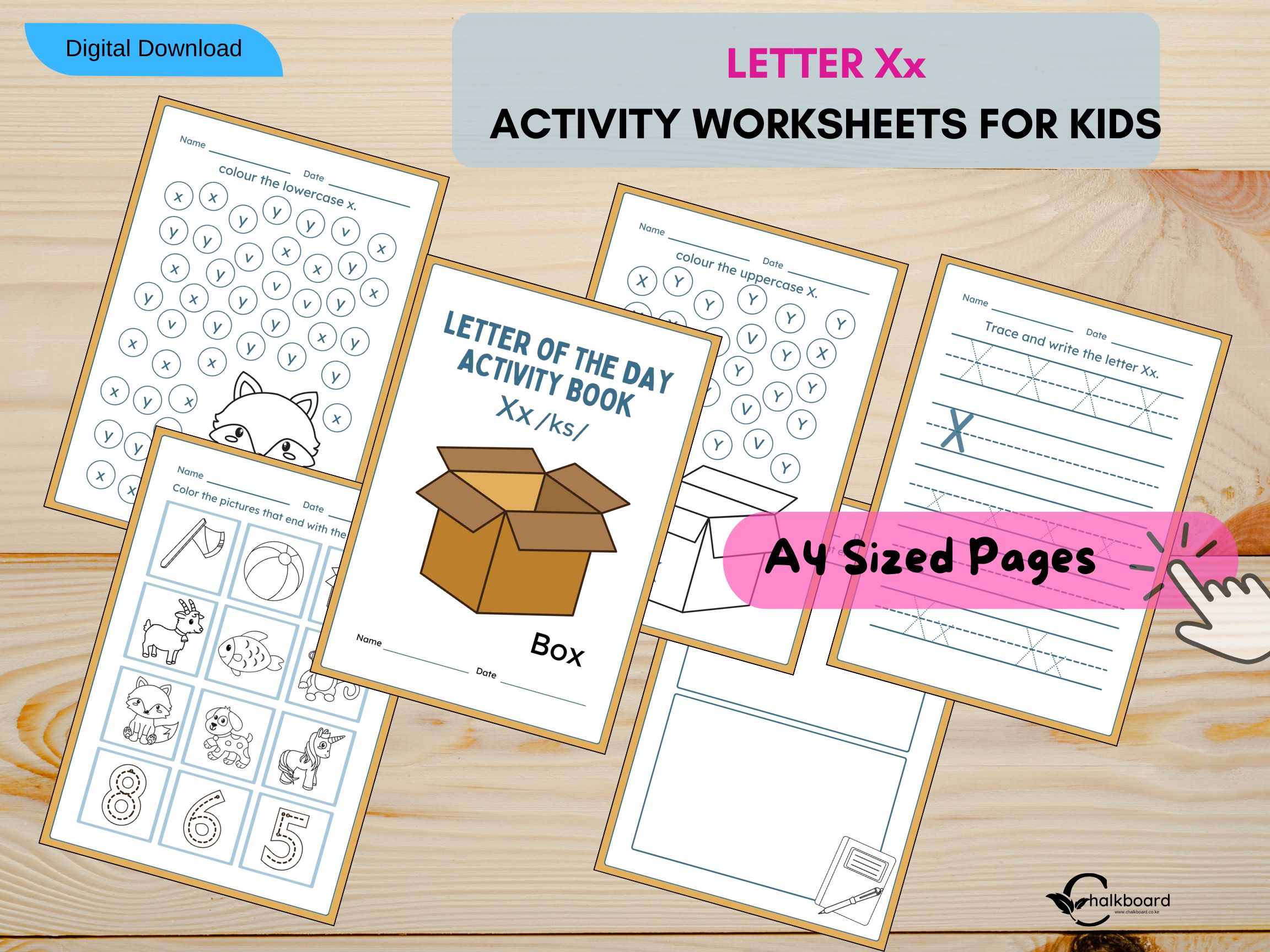 Alphabet Letter Xx Activity Pack- printable pdf