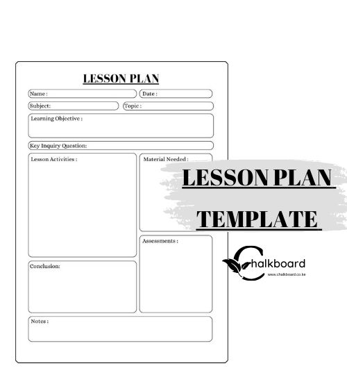 FREE LESSON PLAN TEMPLATE