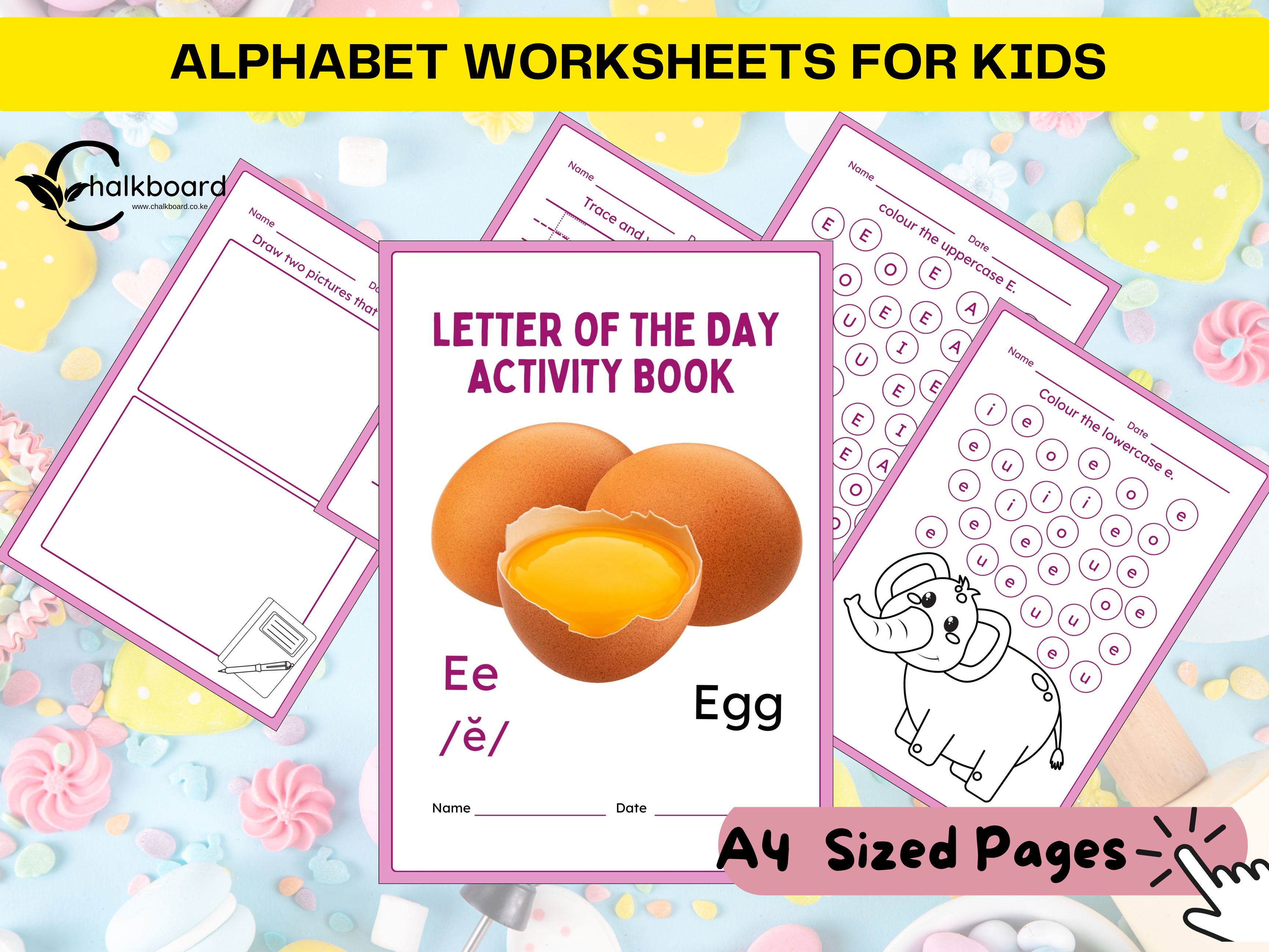  Letter Ee Activity Pack