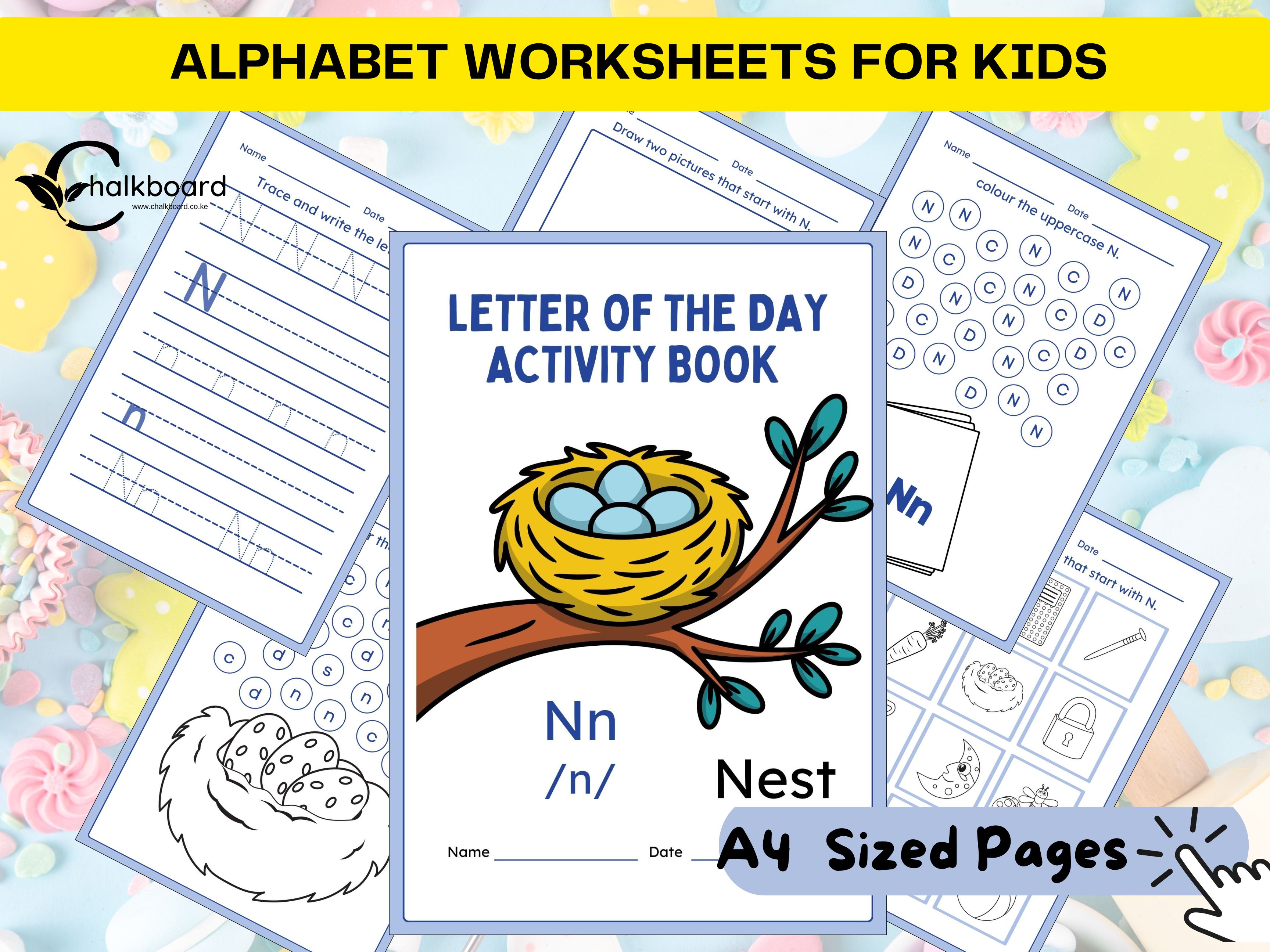 Letter Nn Activity Pack -PDF printable