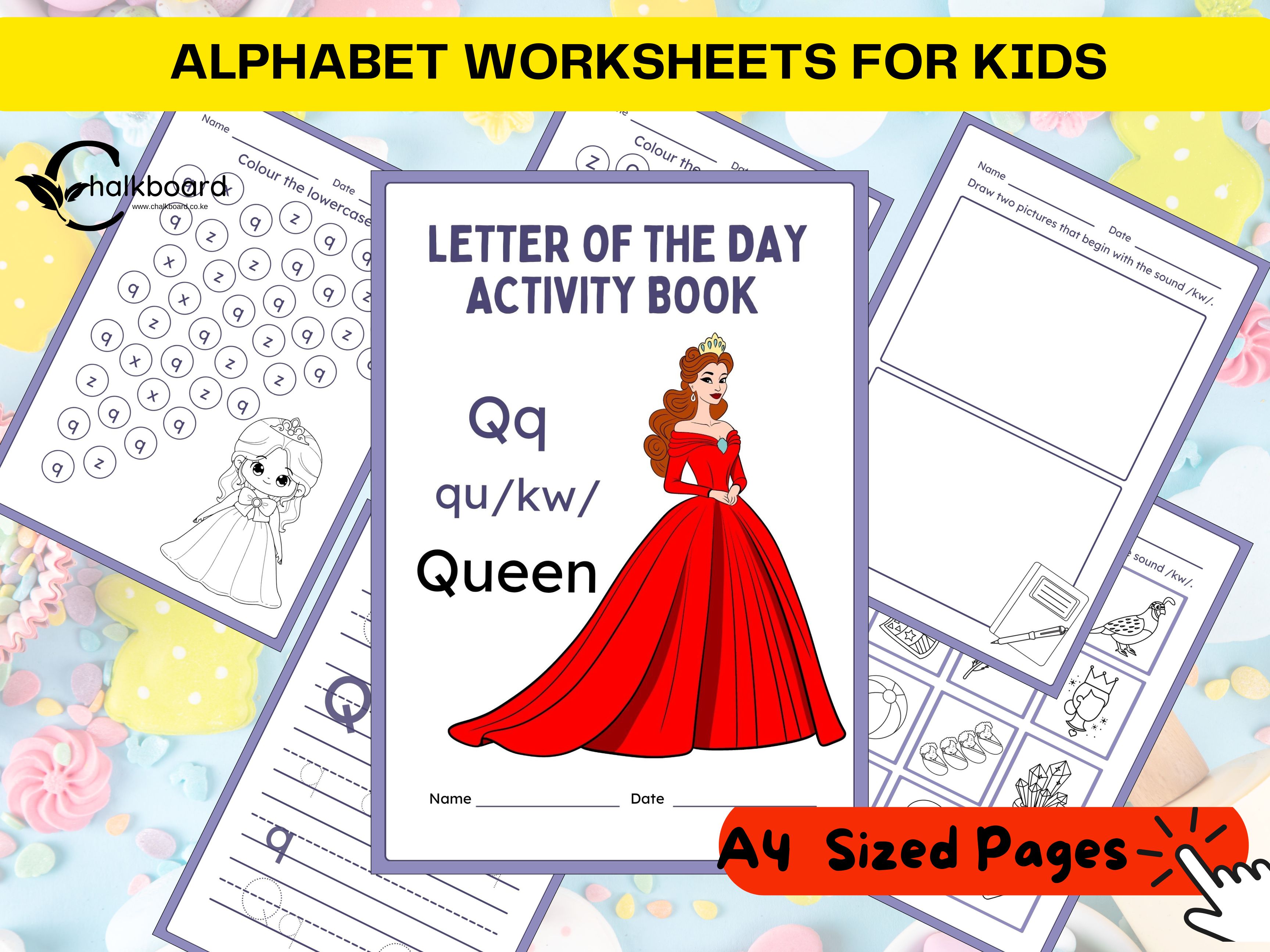 Letter Qq Activity Pack -PDF printable