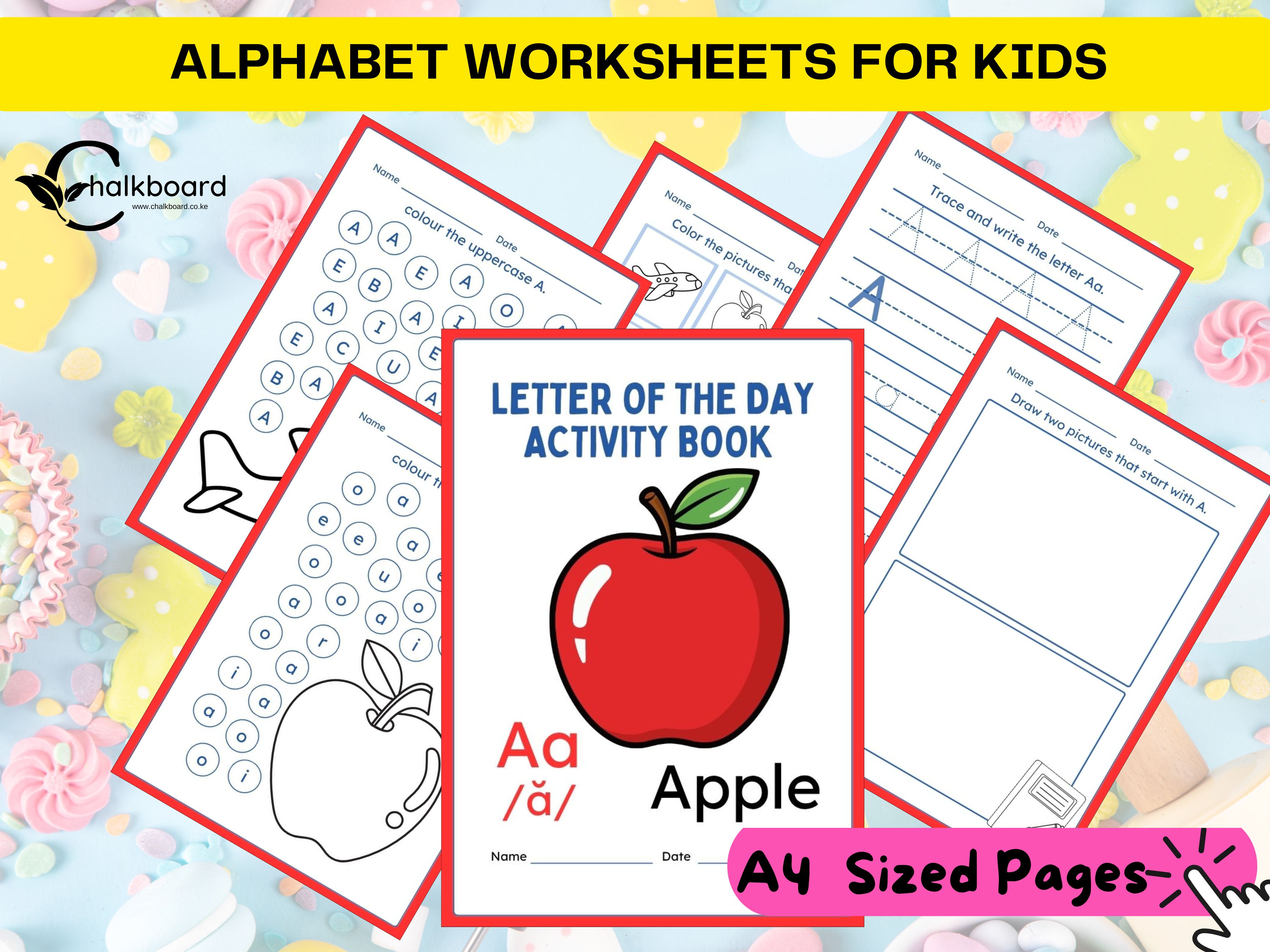 PDF PRINTABLE - Alphabet Letter Aa Activity Pack