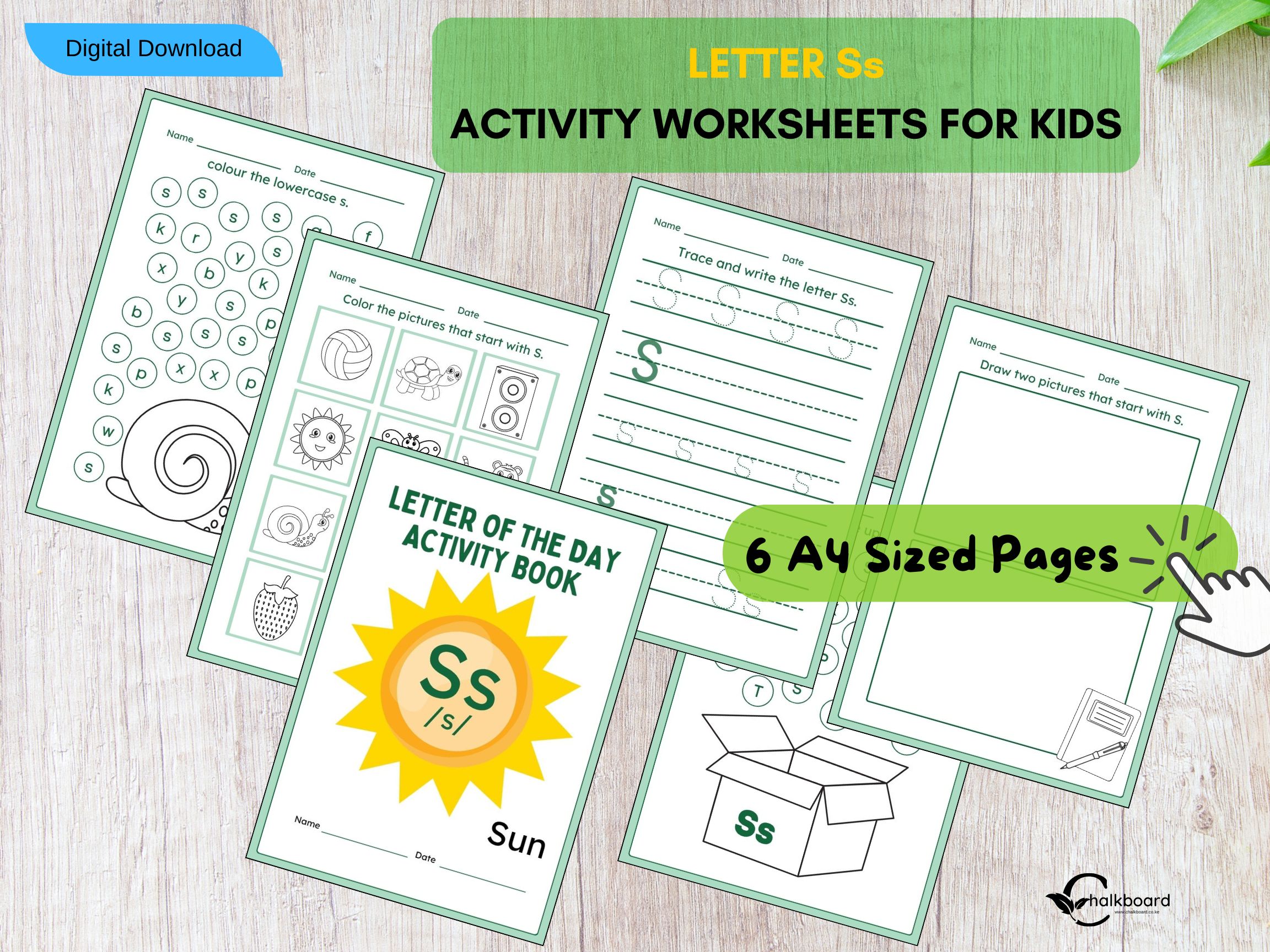 Printable Alphabet Letter Ss Activity Pack -pdf