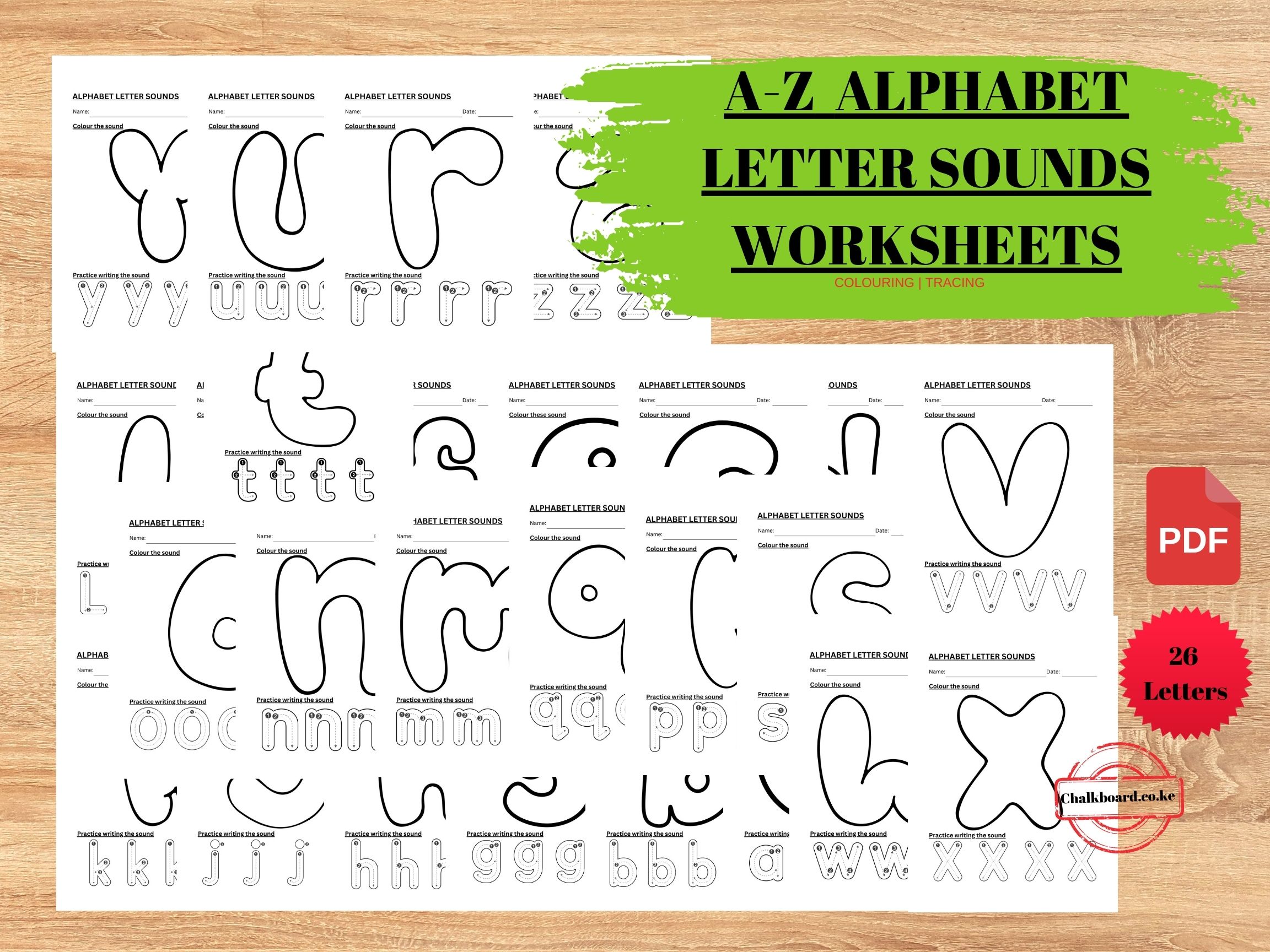 Printable Alphabet Worksheets