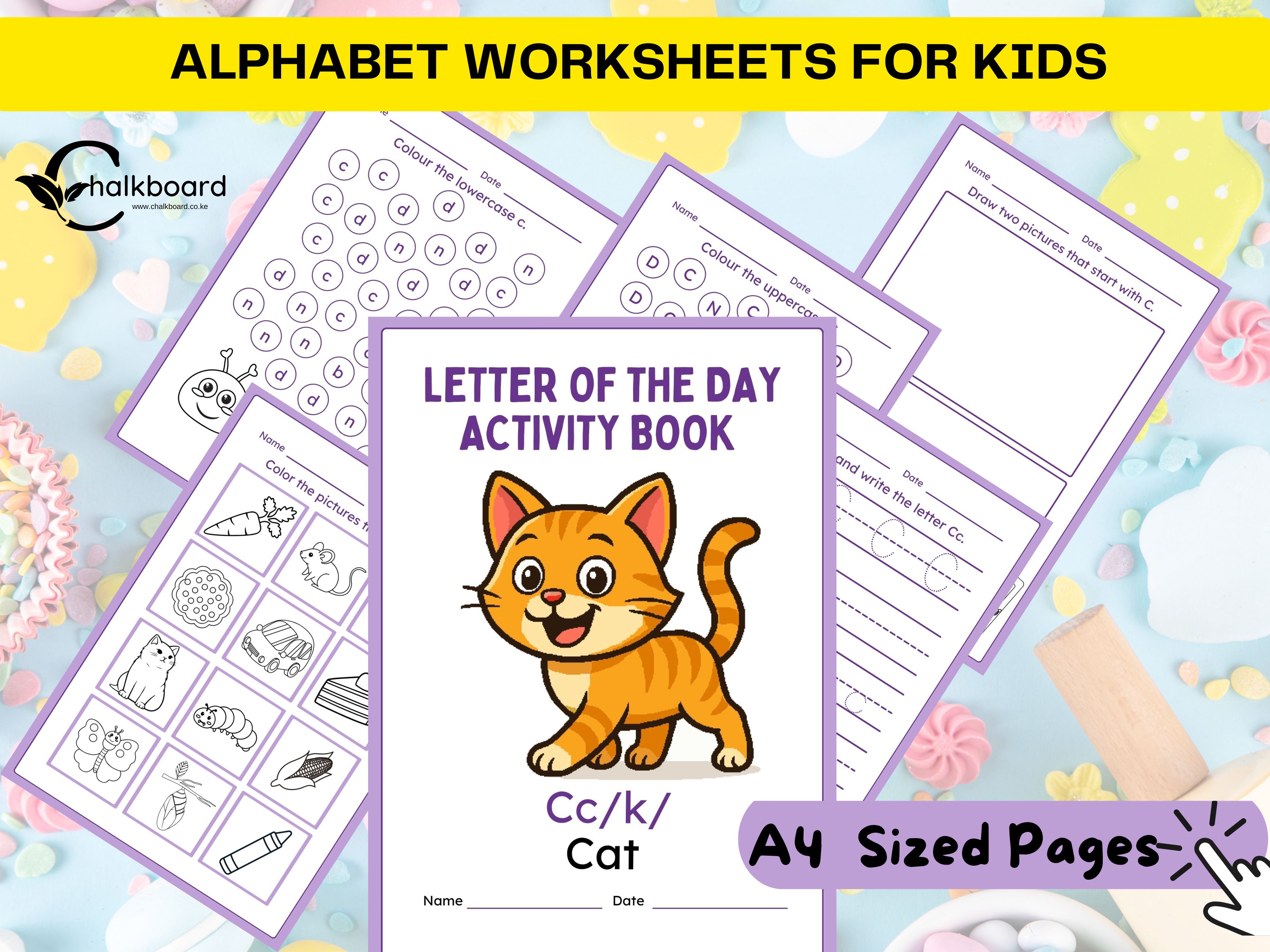 Printable PDF Alphabet Letter Cc Activity Pack