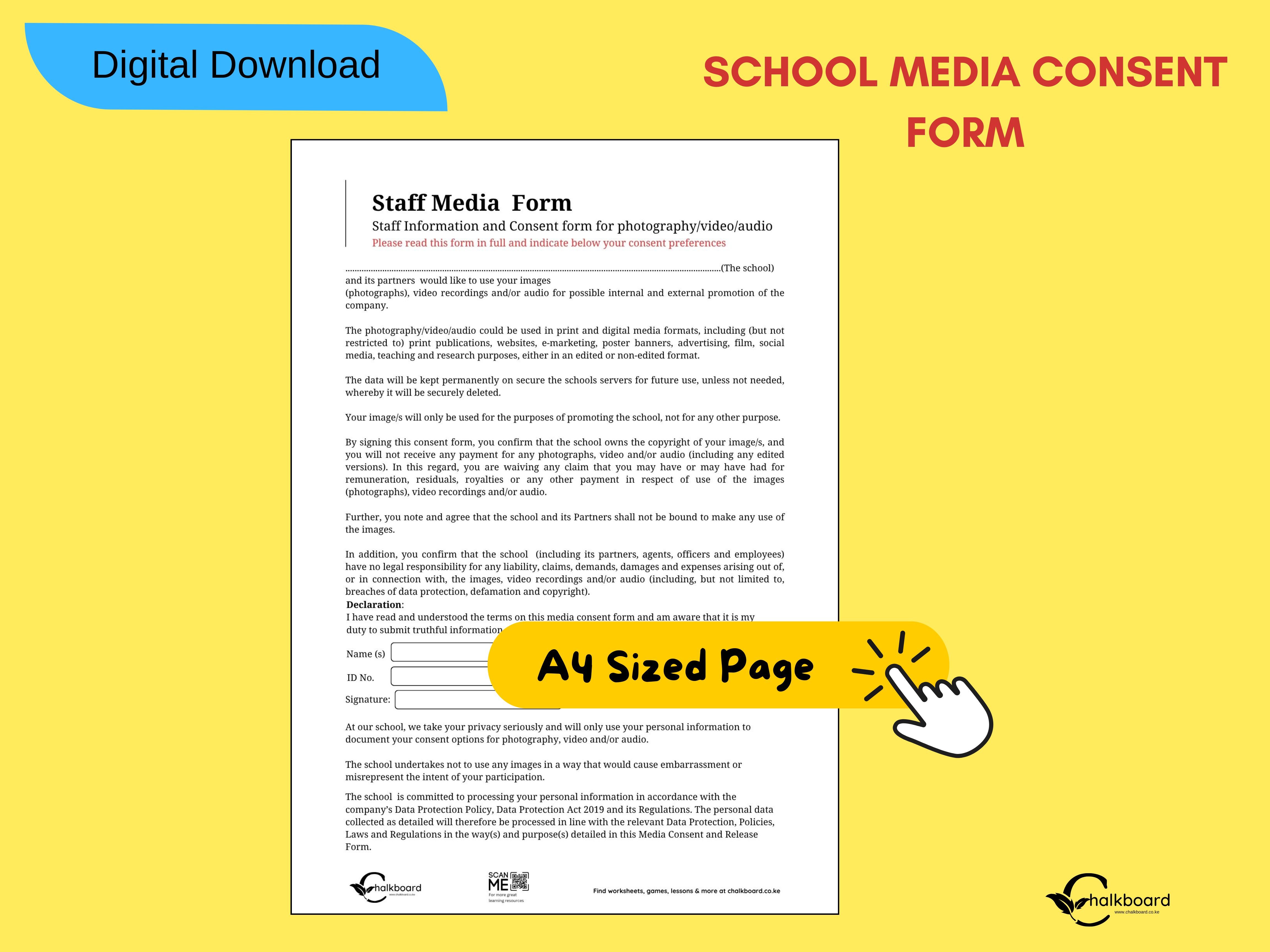 Staff Media Consent Form